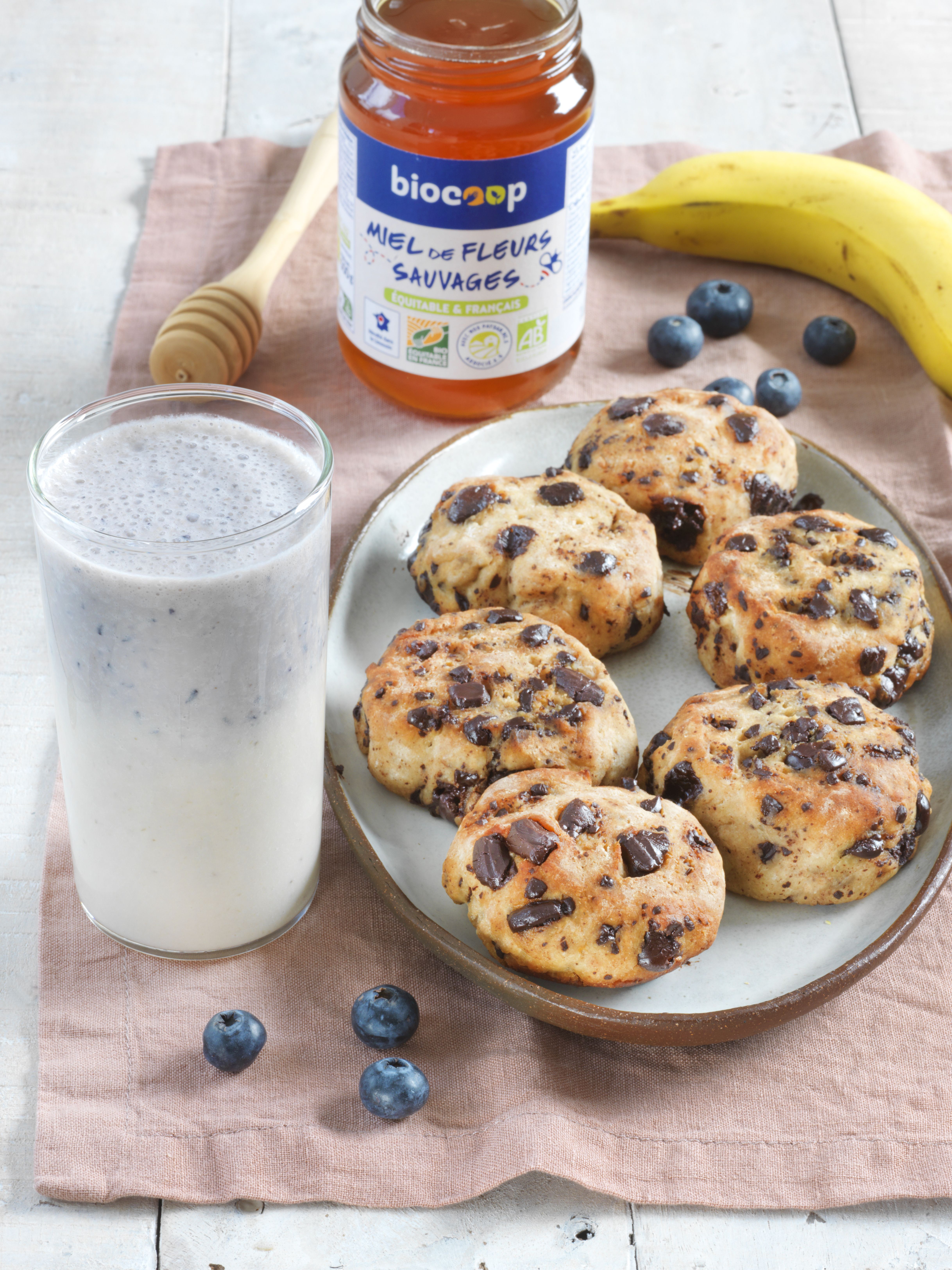 Smoothie d'été et brioche au skyr de brebis